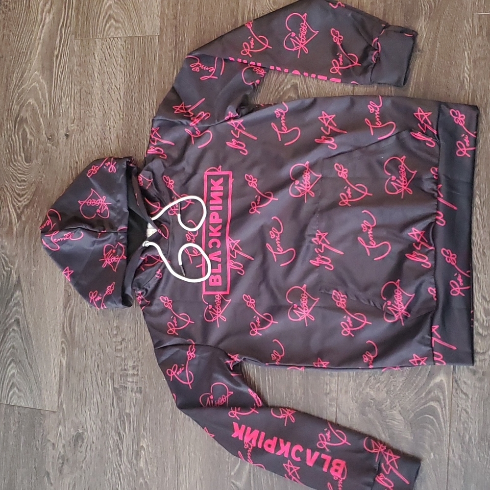 🖤💕 KPOP BLACKPINK All over SIGNATURE Hoodie - XS